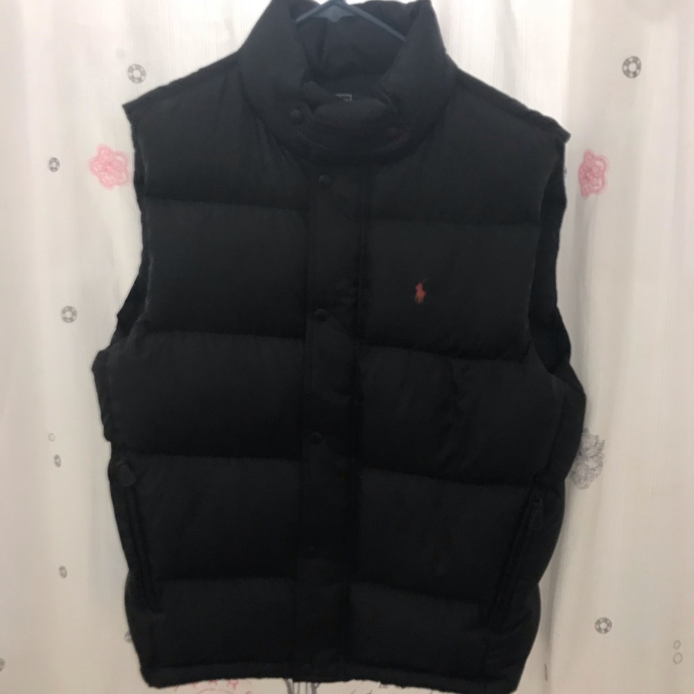 Very good quality polo by Ralph Lauren black vest